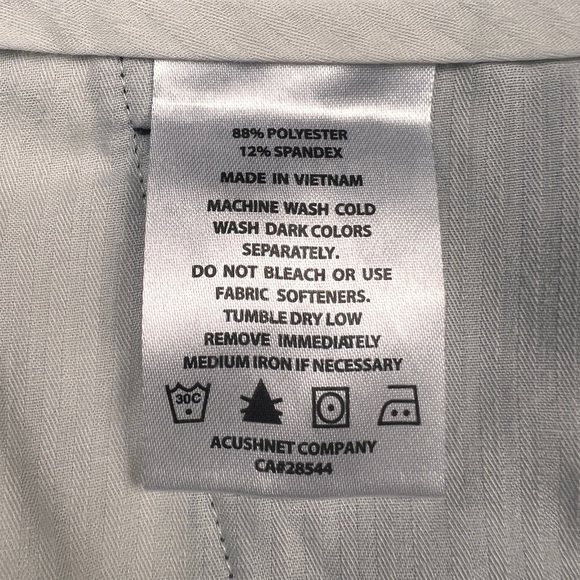 FootJoy FJ Golf Pants Mens 34x30 Navy Blue Performance Stretch Straight Leg - Picture 9 of 13